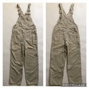 90’s Vintage Corduroy Cargo Overalls Medium